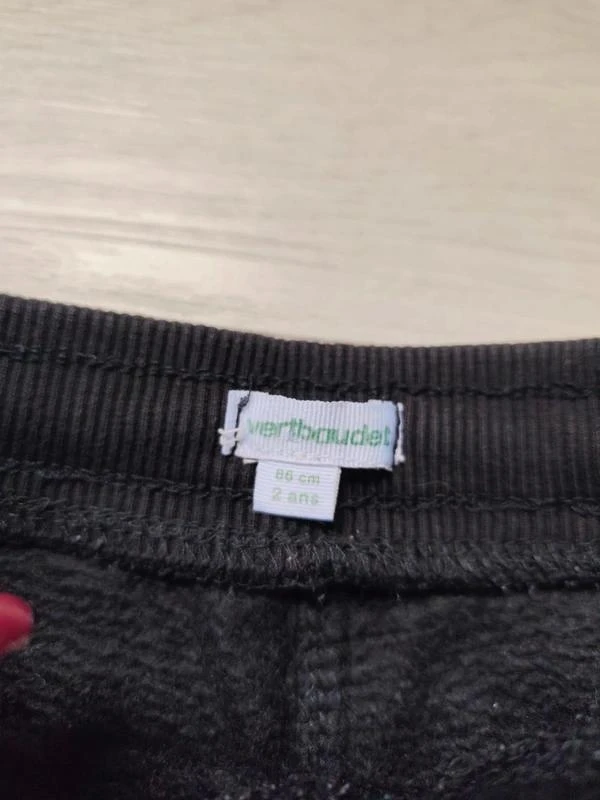 Calça de jogging preta 🧸 Tamanho 2 anos 🧸 Vertbaudet – photo 4